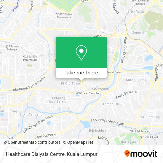 Healthcare Dialysis Centre map