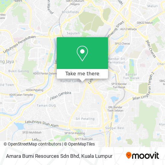 Amara Bumi Resources Sdn Bhd map