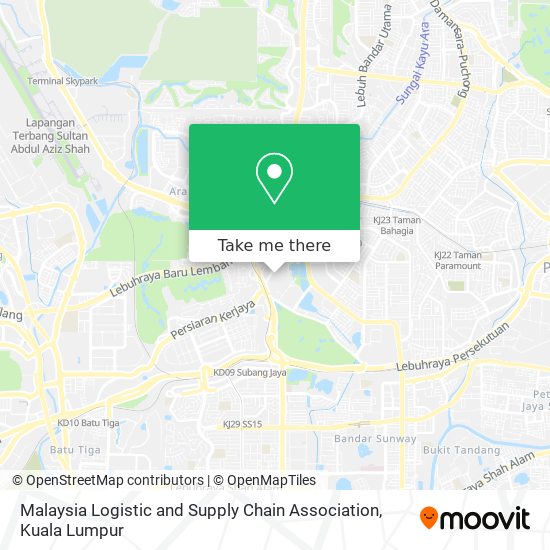 Malaysia Logistic and Supply Chain Association map