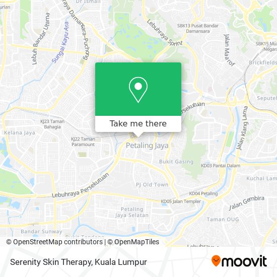 Serenity Skin Therapy map