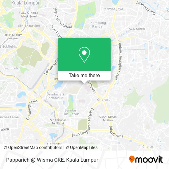 Papparich @ Wisma CKE map