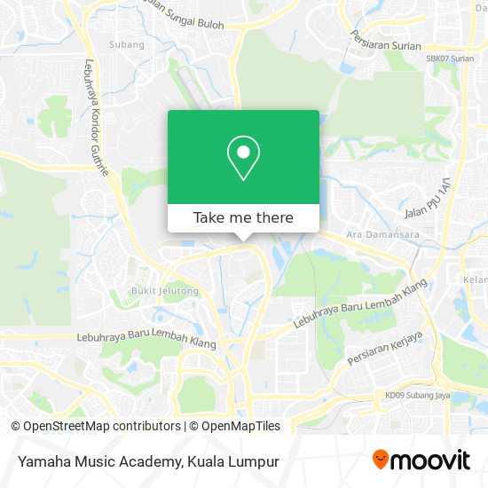 Yamaha Music Academy map
