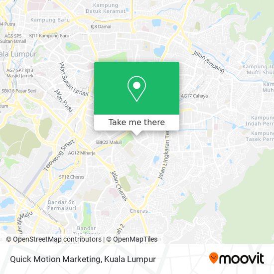 Quick Motion Marketing map