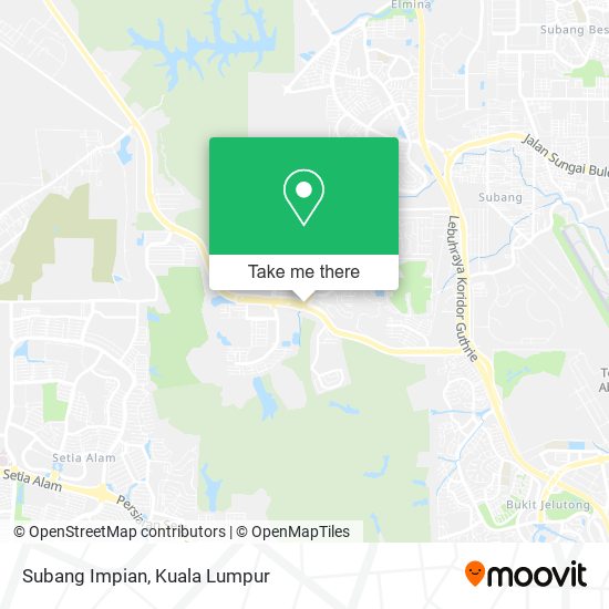 Subang Impian map