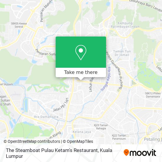 The Steamboat Pulau Ketam's Restaurant map
