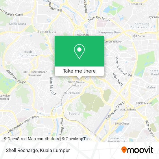 Shell Recharge map