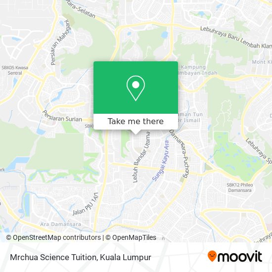 Mrchua Science Tuition map