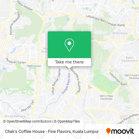 Chek's Coffee House - Fine Flavors map