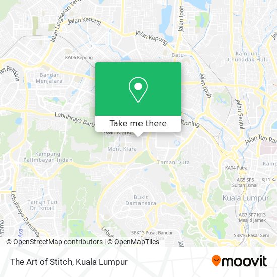 The Art of Stitch map