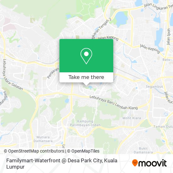 Familymart-Waterfront @ Desa Park City map