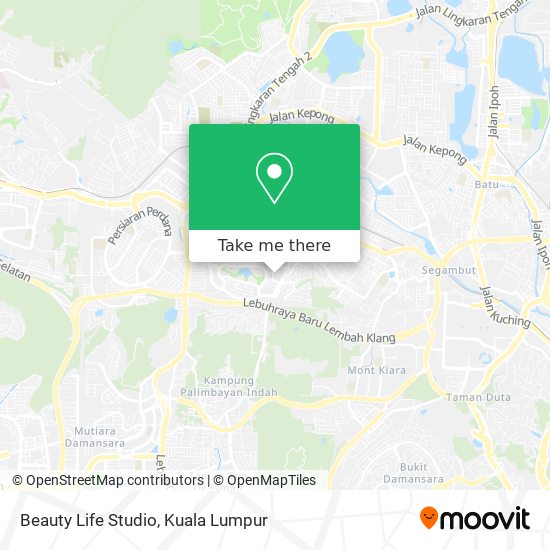 Beauty Life Studio map