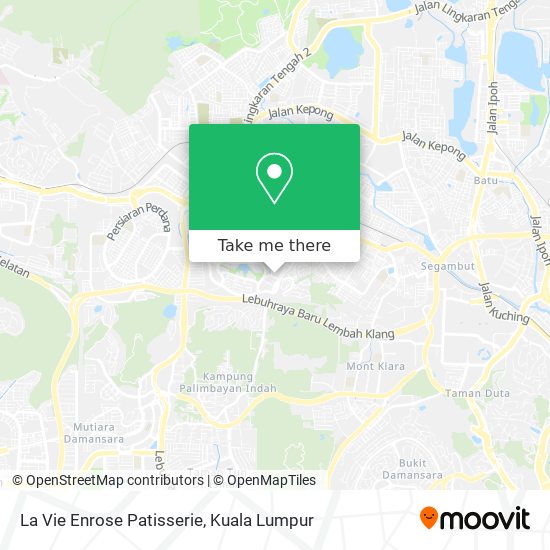 La Vie Enrose Patisserie map