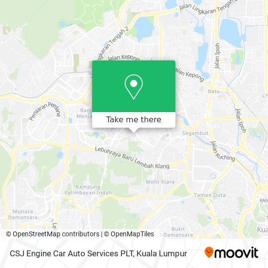 CSJ Engine Car Auto Services PLT map