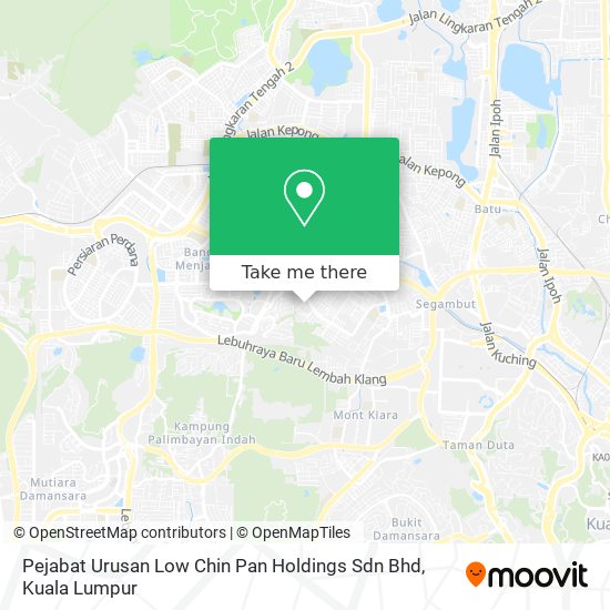 Pejabat Urusan Low Chin Pan Holdings Sdn Bhd map