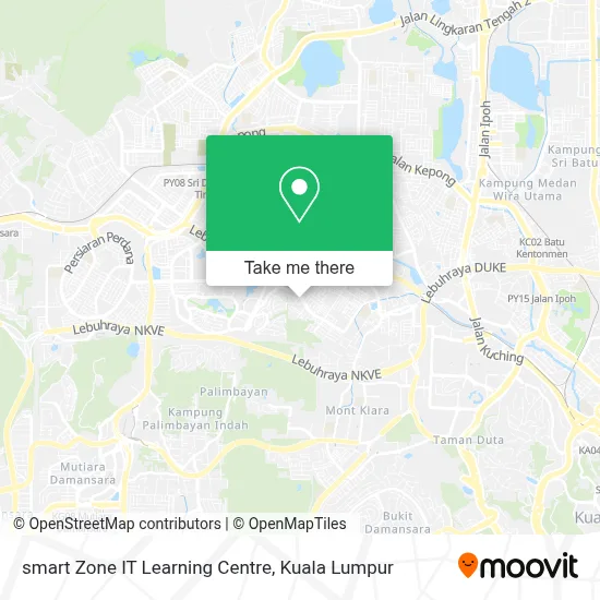 smart Zone IT Learning Centre map