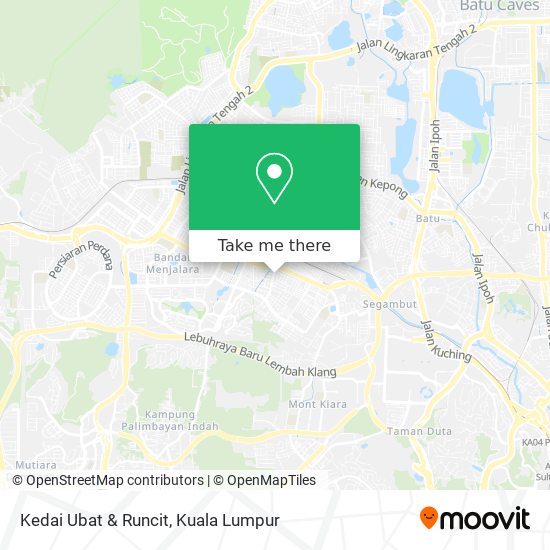 Kedai Ubat & Runcit map