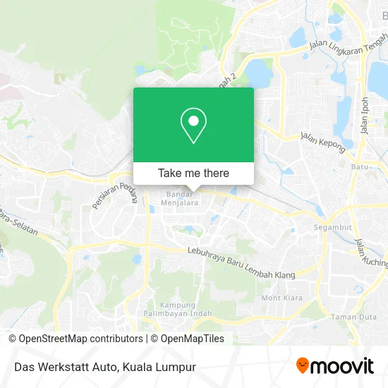 Das Werkstatt Auto map