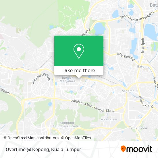 Overtime @ Kepong map