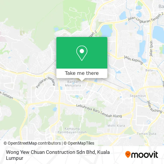 Wong Yew Chuan Construction Sdn Bhd map
