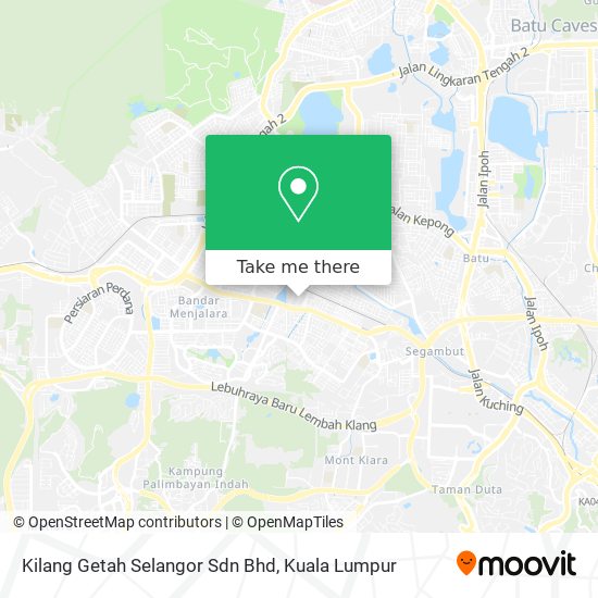 Peta Kilang Getah Selangor Sdn Bhd