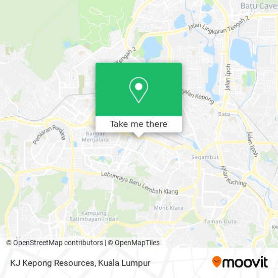 KJ Kepong Resources map