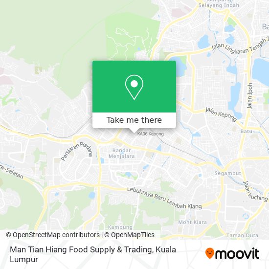 Man Tian Hiang Food Supply & Trading map
