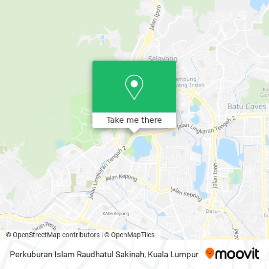 Peta Perkuburan Islam Raudhatul Sakinah