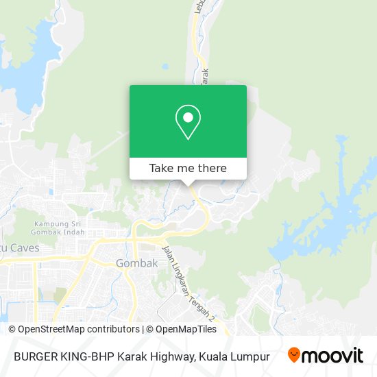 Peta BURGER KING-BHP Karak Highway