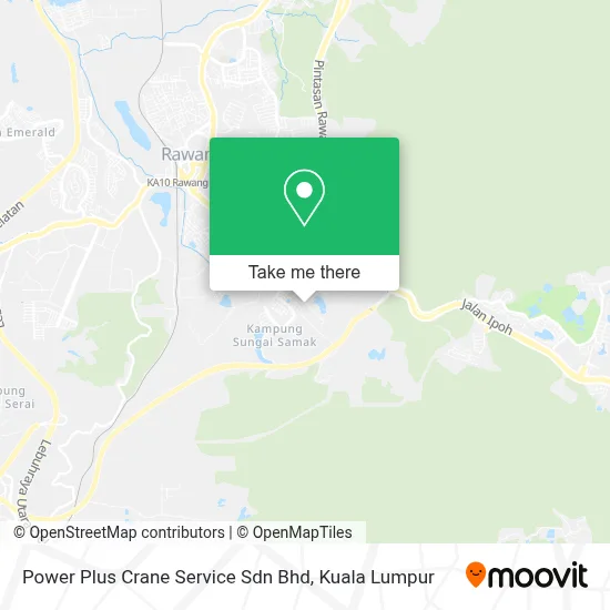 Power Plus Crane Service Sdn Bhd map