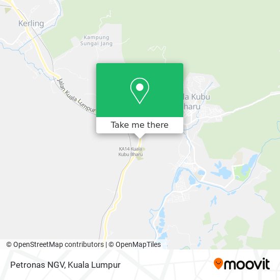 Petronas NGV map