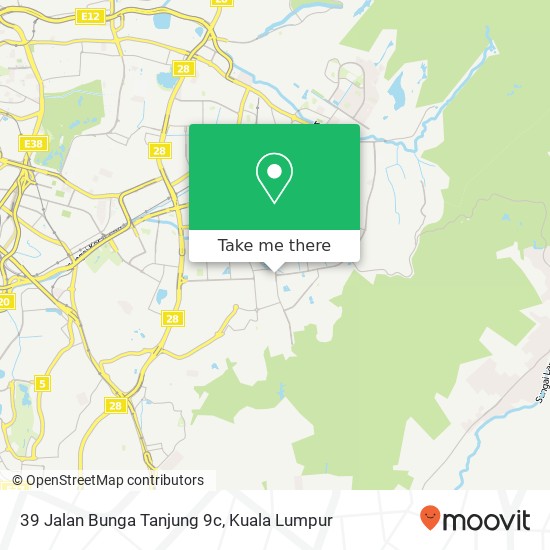 Peta 39 Jalan Bunga Tanjung 9c