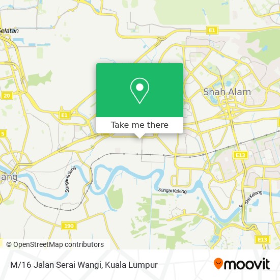 Peta M/16 Jalan Serai Wangi