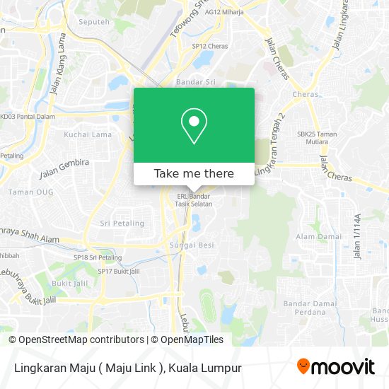 Lingkaran Maju ( Maju Link ) map