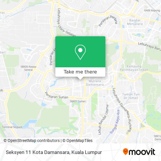 Peta Seksyen 11 Kota Damansara