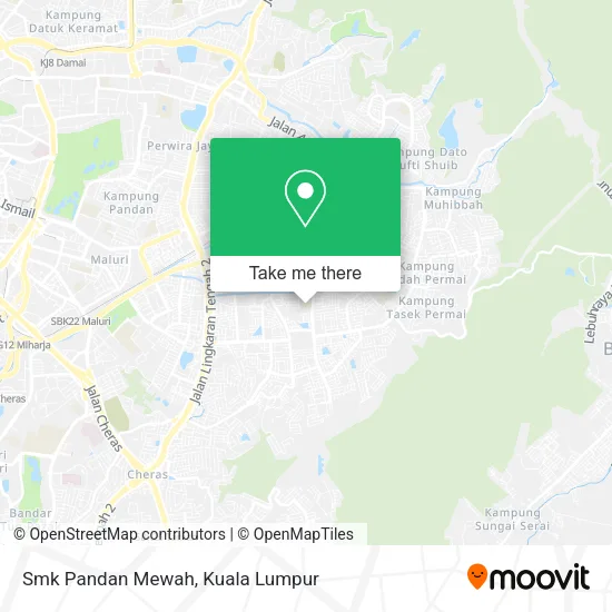 Smk Pandan Mewah map