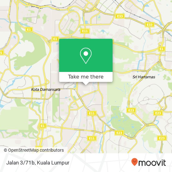 Jalan 3/71b map