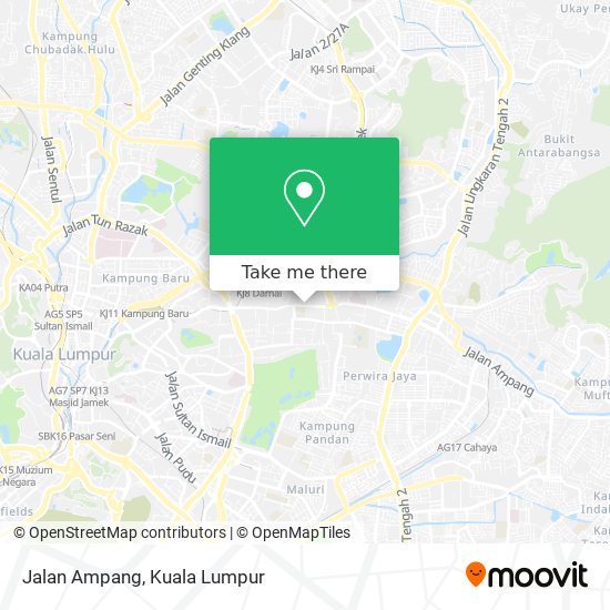 Jalan Ampang map