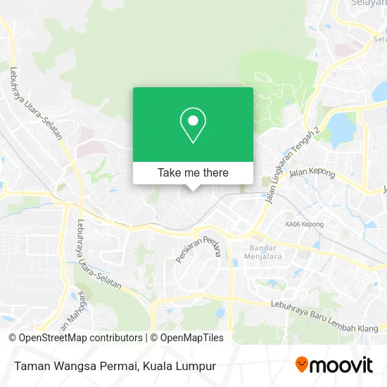 Taman Wangsa Permai map