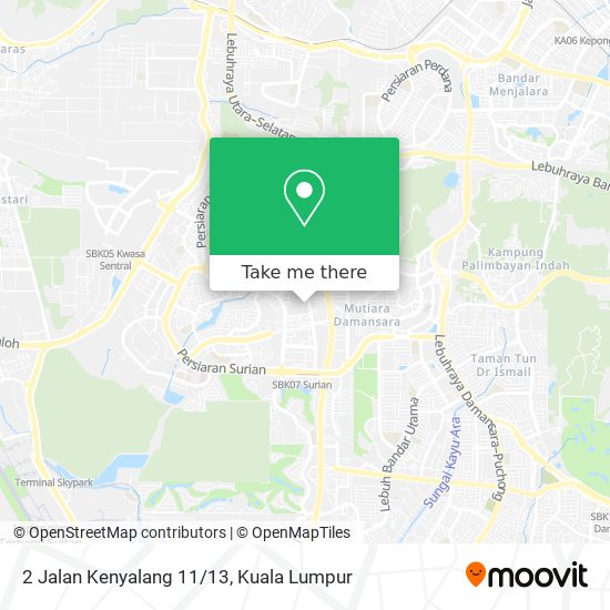 Peta 2 Jalan Kenyalang 11/13