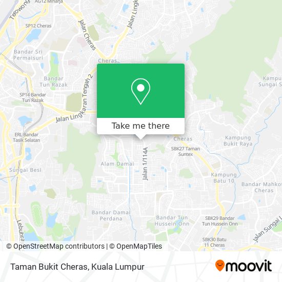 How To Get To Taman Bukit Cheras In Kuala Lumpur By Bus Mrt Lrt Or Train