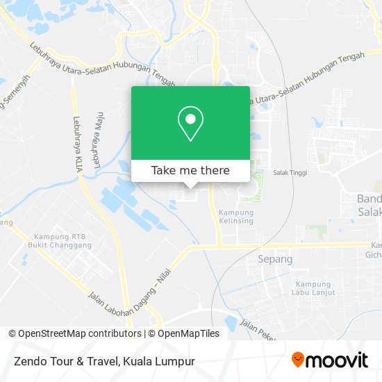 Zendo Tour & Travel map