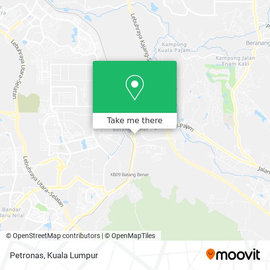 Petronas map