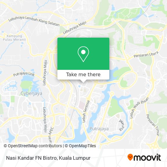 Nasi Kandar FN Bistro map