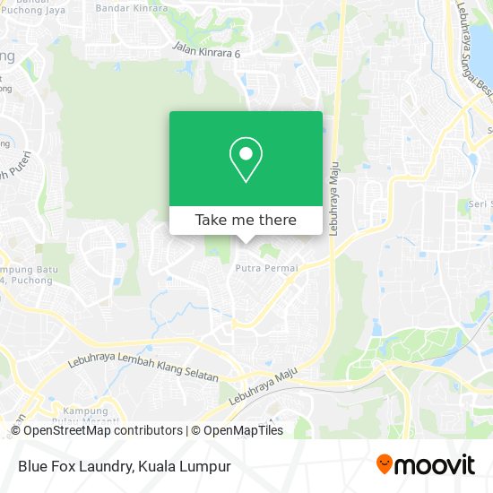 Blue Fox Laundry map