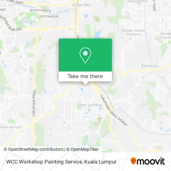 WCC Workshop Painting Service map