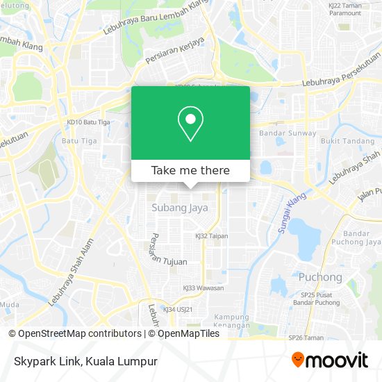 Skypark Link map