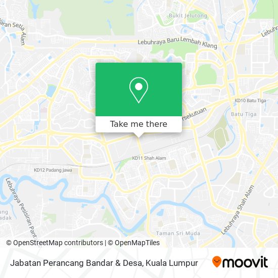 Peta Jabatan Perancang Bandar & Desa