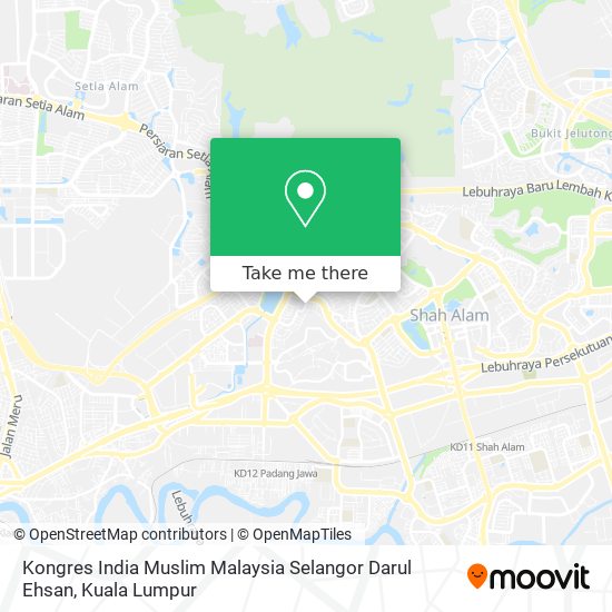 Peta Kongres India Muslim Malaysia Selangor Darul Ehsan