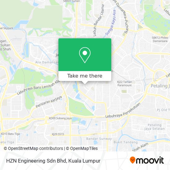 Peta HZN Engineering Sdn Bhd