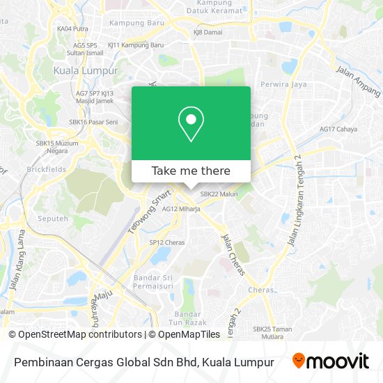 Peta Pembinaan Cergas Global Sdn Bhd